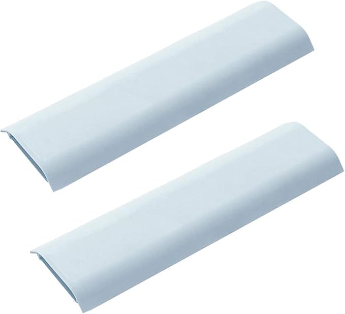 Cable Concealer Cord Cover, Airlxf 2 PCS Self-Adhesive Wall Cable Covers with 4 PCS Double-side Tapes for TV Computer Office Theater (Gray)