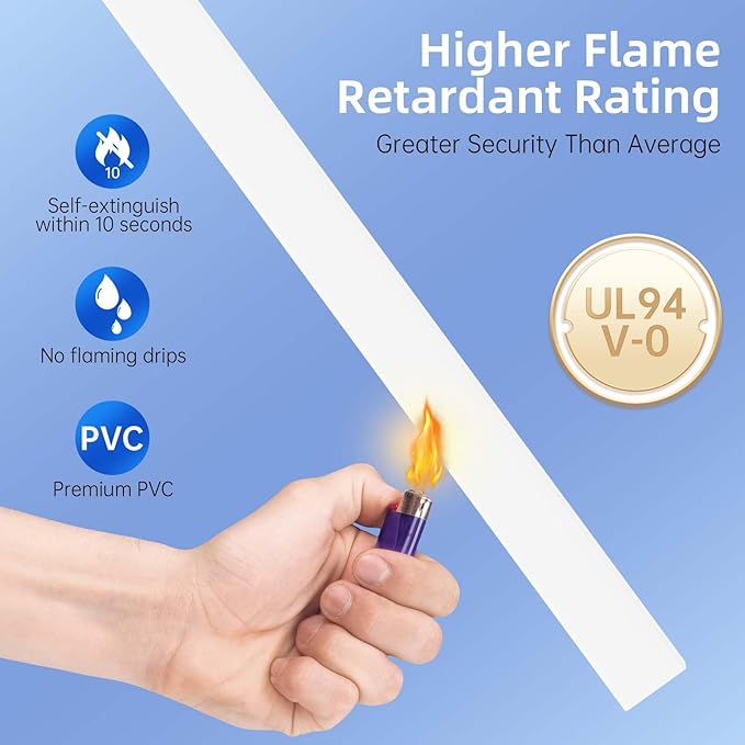Delamu Large 236in Cord Hider for 3-4 Cords, Cord Covers for Wires on Wall, Easier Install Wire Covers for Cords on Wall, Cable Wire Hider, Cable Cover Management Raceway, W1.18 H0.63in, White
