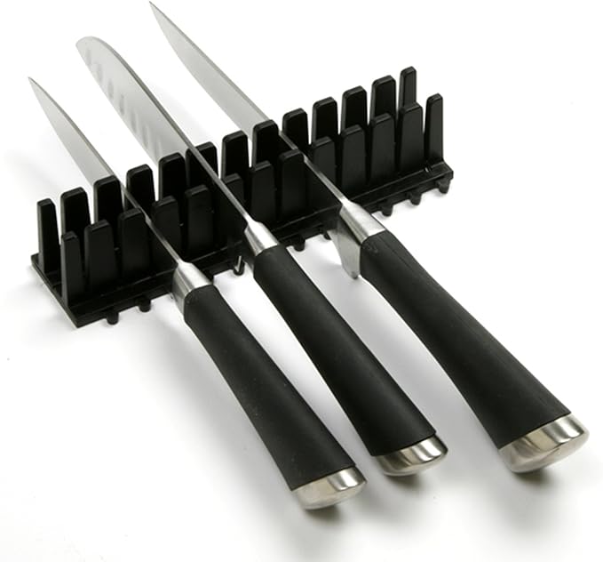 Norpro 4Pc Knife Drawer Organizer Set New Works With All Knife Sizes And Styles
