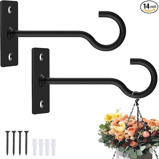 4in 2Pack Wall Hook for Hanging Plant Bracket