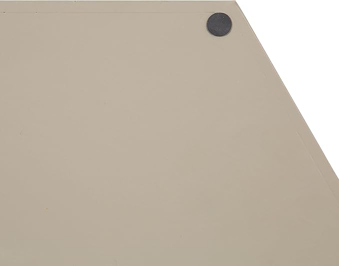 Kate and Laurel Lipton Modern Hexagon Tray; 18 x 18; Sand; Midcentury Decorative Serving Tray for Storage and Display