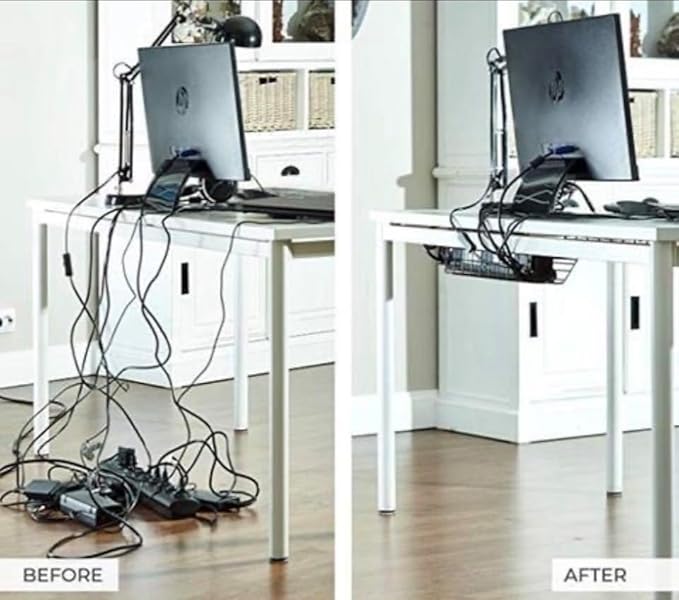 315-Piece Cable Organizer Kit with Clips, Sleeves, Zip Ties and Adhesive Holders for Desk, Home Office and Car Wire Management