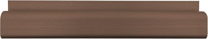 Electriduct Large J Channel Cable Raceway Self Adhesive Desk Cord Organizer and Wire Manager for Computer, Gaming and Entertainment Centers Kit - Brown - (4) x 12" Piece Kit - 2 Pack