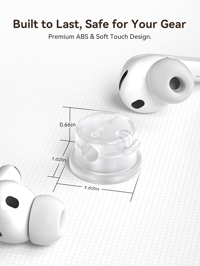 NEWDERY Magnetic Cord Organizer, 6 Pack Clear Adhesive Cable Clips with 360° Swivel & 1s Lock, Desk Cord Holder for Charger, Phone, Nightstand, Perfect for Cable Management