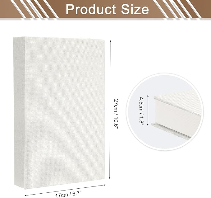 uxcell Decorative Books, 10.6 x 6.7 Linen Fake Books for Decoration Faux Decor Book for Modern Aesthetic Home Office Coffee Table Shelf Desktop Display, Grey White