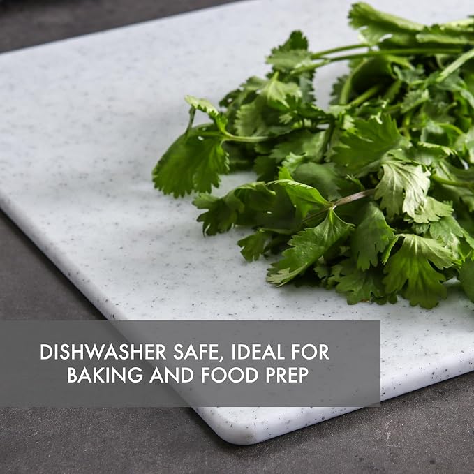 Dexas Superboard Reversible Pastry Board, 14 x 17 Inches, Granite Color - Dishwasher Safe, Ideal for Baking and Food Prep