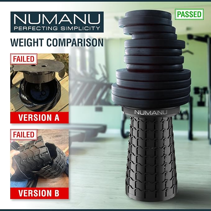NUMANU 2PACK 2026 Upgraded XXL Collapsible Stool 19.7", 1000lbs Max Weight, Wider & Taller Pop Up Seat, Heavy Duty Portable Retractable Folding Chair or Travel Foot Rest, Gift for Camping & Outdoors