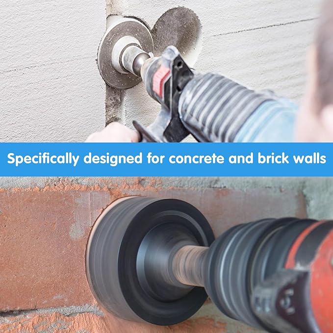 Starlink Cable Routing kit for 5/8 inch Wall Hole,starlink min Cable Installation kit Wall Cable Pass Through Routing Tool Wall Grommets Accessories Special Design for Concrete and Brick Wall (Black)