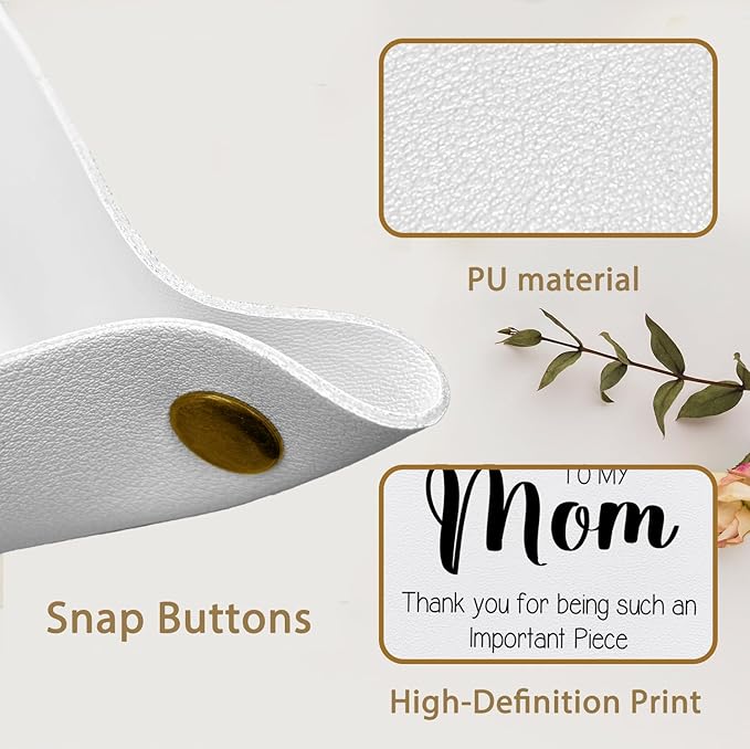 Mother s Day Gifts for Mom,Mother s day Gifts for Women Jewelry Valet Tray PU Catchall Beside Caddy Nightstand Organizer Tray for Jewelry Rings Watches Keys and Accessories