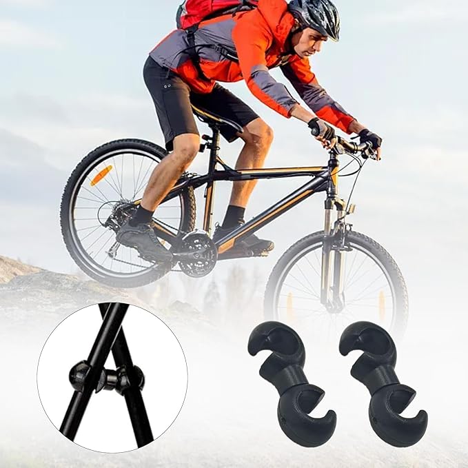 Black Bike Cable Clips