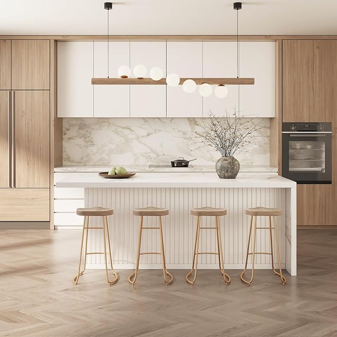 homary Kitchen Island with Storage & Wine Rack, 72" Modern White Kitchen Cabinet with Wood Top, Large Fixed Island with 3 Drawers & 6 Adjustable Shelves, Without Bar Stools