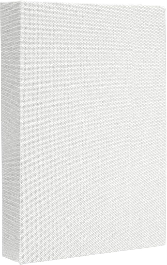 uxcell Decorative Books, 9.8 x 7.3 Linen Fake Books for Decoration Faux Decor Book for Modern Aesthetic Home Office Coffee Table Shelf Desktop Display, White
