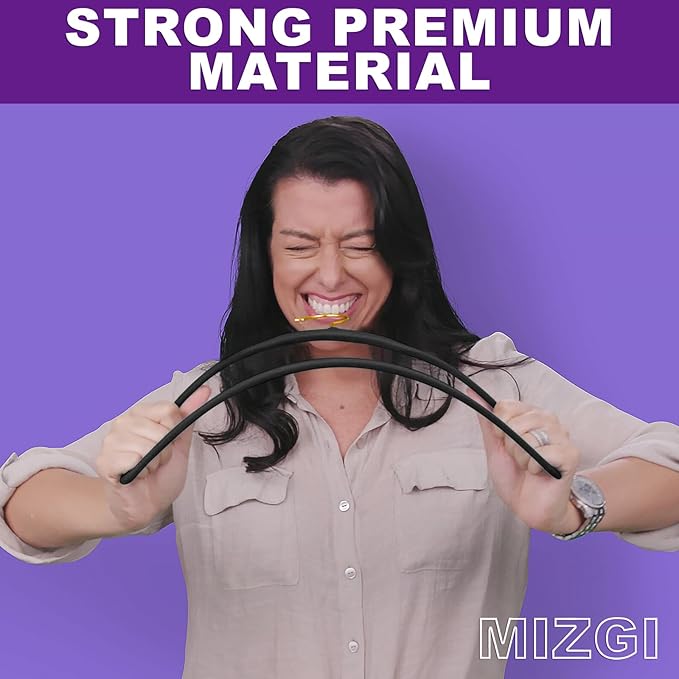 MIZGI Black Velvet Hangers, Premium Gold Finish, Non-Slip Felt, Heavy Duty, Durable Suit Hangers, Space Saving - 60 Pack