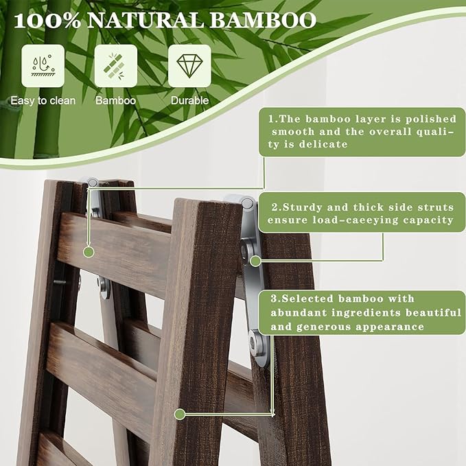 Bamboo Shoe Rack Organizer for Closet and Entryway - Space-Saving Narrow Shoe Stand - Versatile Shoe Holder for Door or Closet Shelf,Garage Bedroom can Freely Stack DIY Small Shoe Racks 2Tier Brown