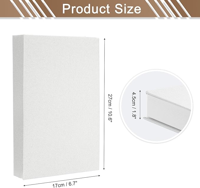 uxcell Decorative Books, 10.6 x 6.7 Linen Fake Books for Decoration Faux Decor Book for Modern Aesthetic Home Office Coffee Table Shelf Desktop Display, White