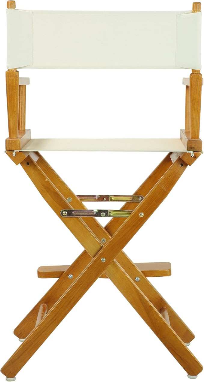 Casual Home 24" Director's Chair Honey Oak Frame-with Wheat Canvas, Counter Height