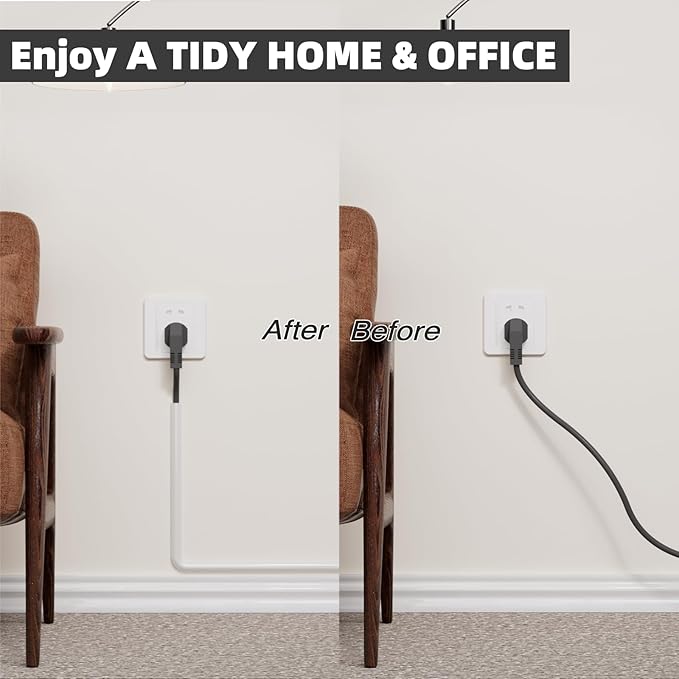 118" Silicone Cord Hider for Wall Mount TV,Self-Adhesive Cable Hider for 1 Cord(1/4" Diameter),Cable Management Under Desk,Cord Organizer,Cable Raceway Home & Office Trim,Cord Concealer Channel,White