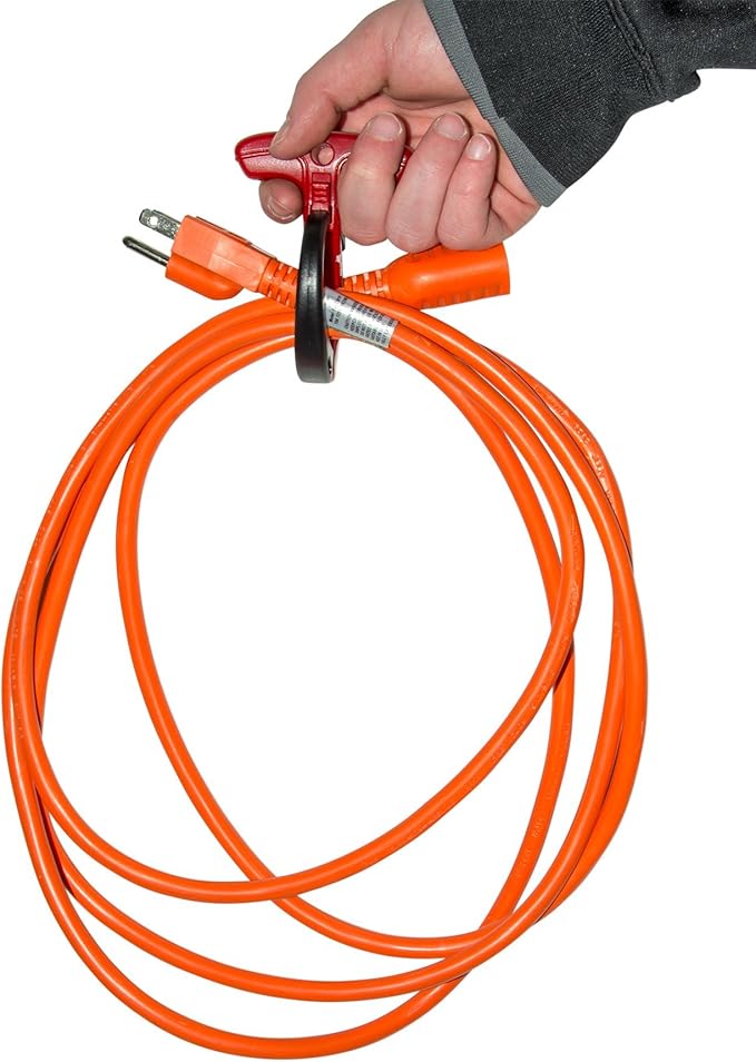 Gardner Bender - CW-T4RR20 EACH CW-T4RR20 Extra-Large Cable Wraptor for Cord/Hoses/Wire/Cable/Rope Organizer, Strong Locking Design, Reusable, 4 Inch. Bundle Diameter, Easy Release & T-Handle, Black & Red, X-Large
