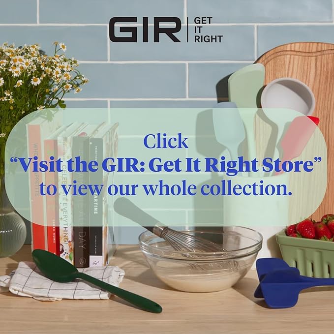 GIR: Get It Right 5 Piece Silicone Ultimate Kitchen Utensils Set - Ladle, Spatula, Flip, Spoon & Spoonula - Non-Toxic Cooking Utensils for Nonstick Cookware, Cooking and Baking - Studio White