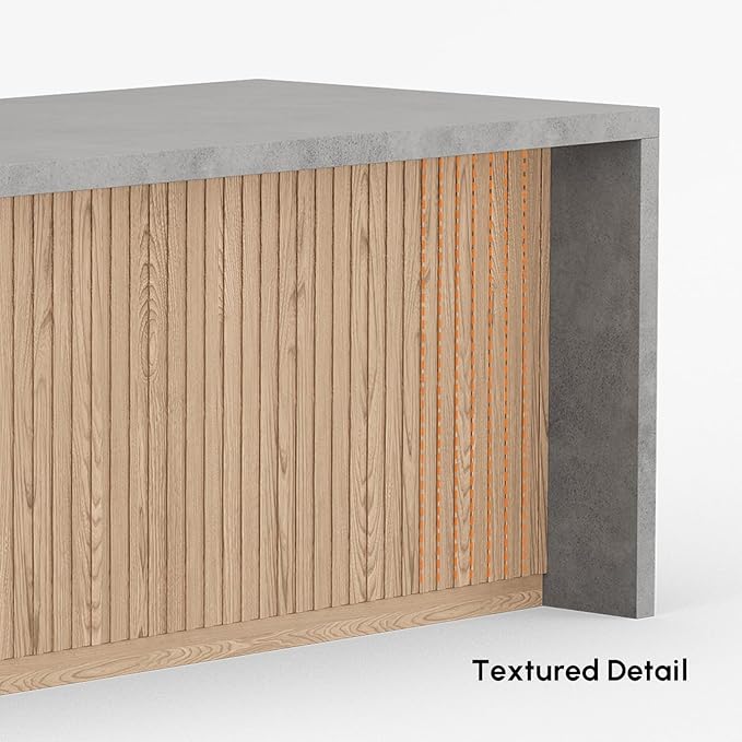 homary Kitchen Island with Storage & Wine Rack, 72" Modern Gray Kitchen Cabinet with Wood Top, Large Fixed Island with 3 Drawers & 6 Adjustable Shelves, Without Bar Stools