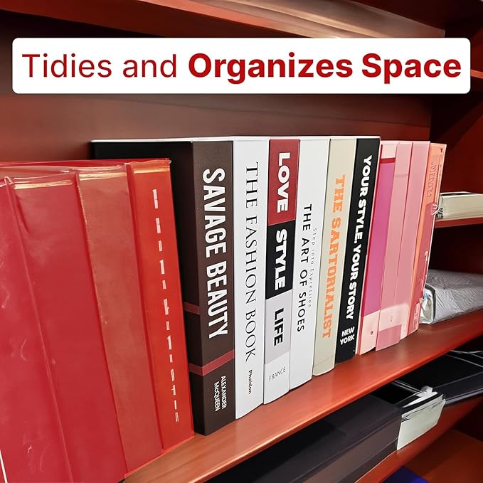 Original Hidden Storage Secret Book Box 8.3 x 6.3 x 9.4 In, Made from Lightweight Composite Board, Faux Books for Decoration, Electronics & Cord Hider,Box Hider for Router and TV Cord, Decorative Book