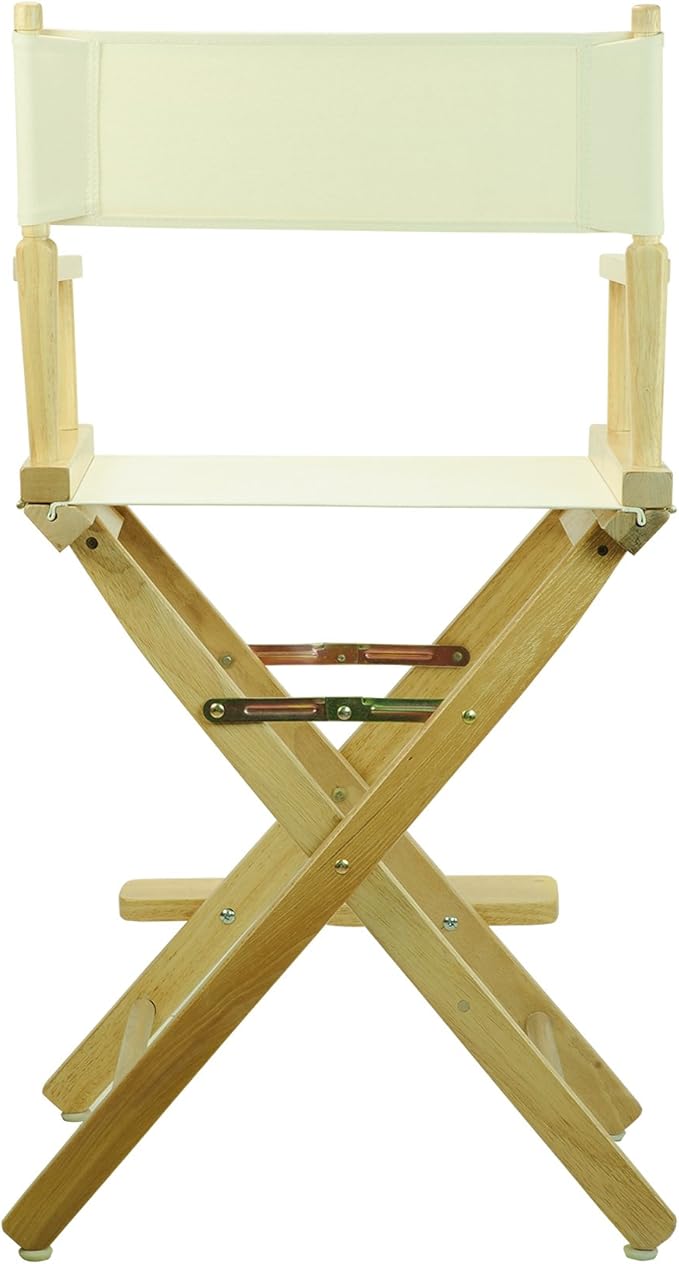 Casual Home 24" Director's Chair Natural Frame with Wheat Canvas, Counter Height