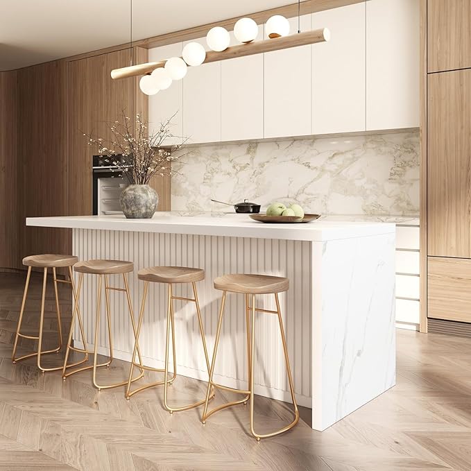 homary Kitchen Island with Storage & Wine Rack, 72" Modern White Kitchen Cabinet with Wood Top, Large Fixed Island with 3 Drawers & 6 Adjustable Shelves, Without Bar Stools