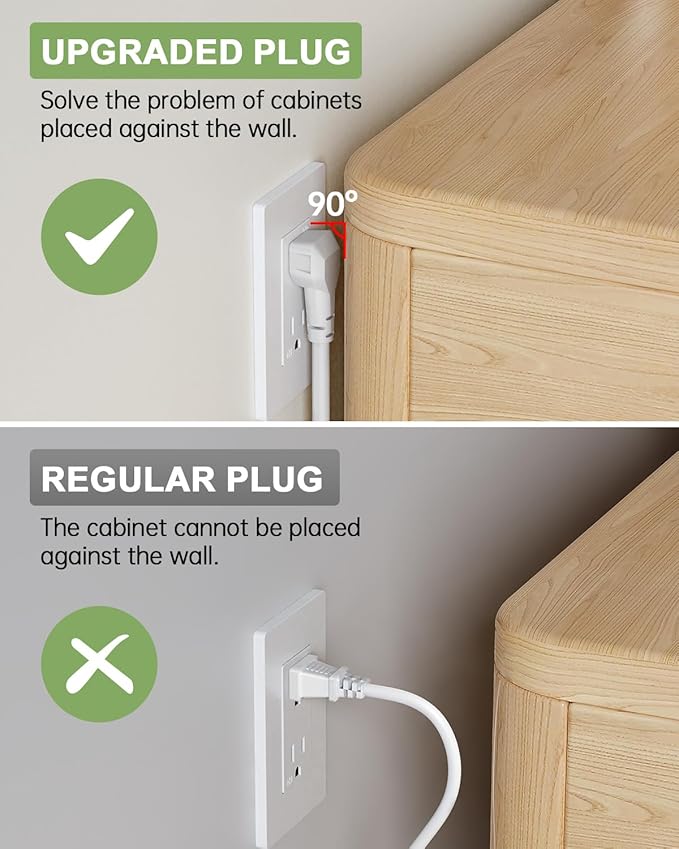 in Wall Cable Management Kit, Cord Hider for Wall Mounted TV with Triple Outlet, 6.5FT Power Cable and 6.2FT Extension Cable, 20A TV Wire Hider for Wall
