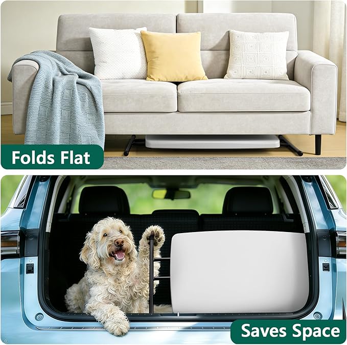 Folding Table 30 Inch -2Pack, Small Desk Adjustable Height TV Tray for Laptop, Couch, Camping - Heavy Duty Utility Foldable Table for Small Spaces, No Assembly Required, White Granite