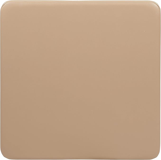 Flash Furniture Mindy Kids Tan Folding Table with Padded Top and Powder Coated Locking Legs