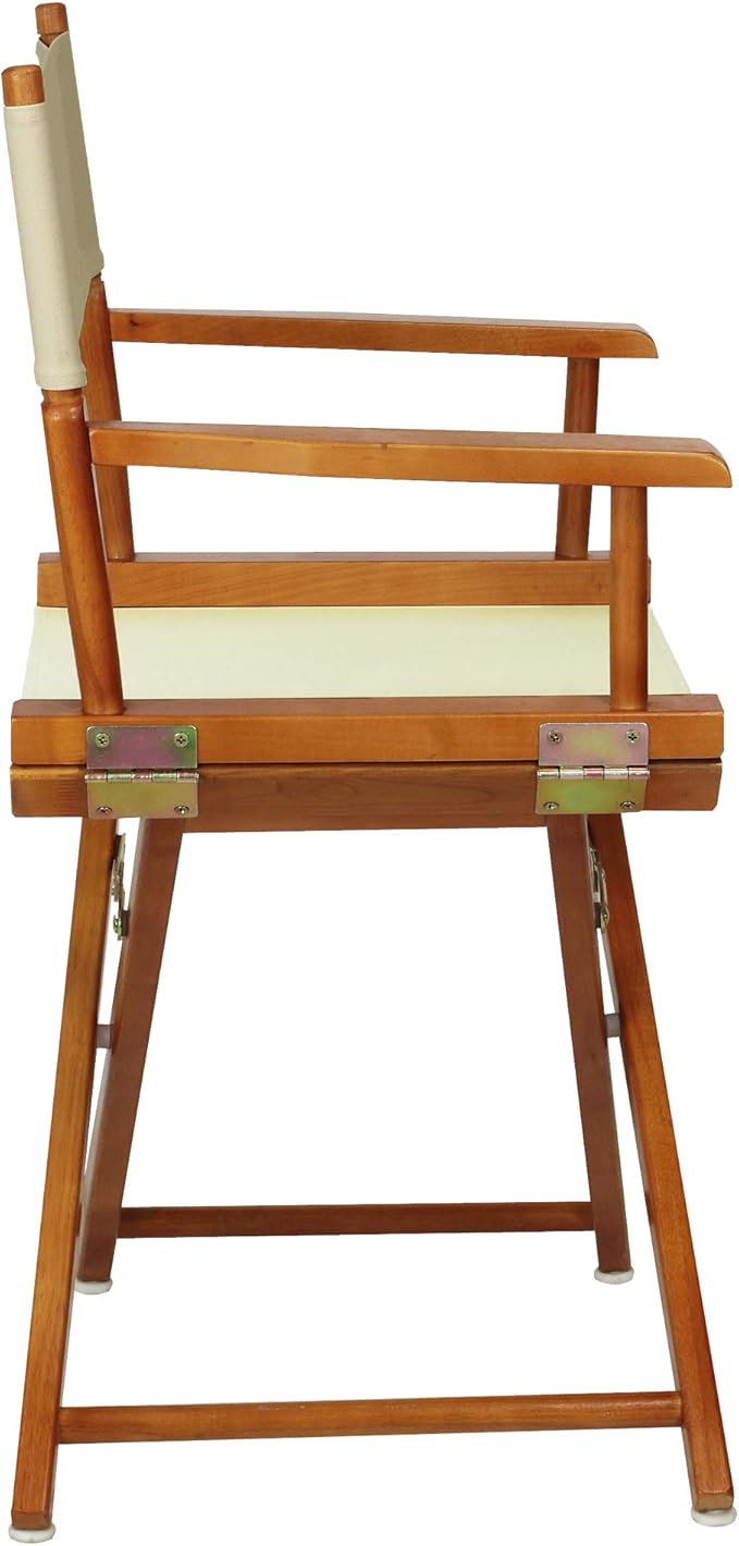 Casual Home 18" Director's Chair Honey Oak Frame with Wheat Canvas