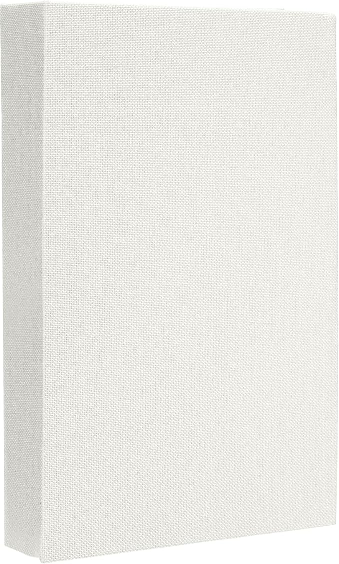uxcell Decorative Books, 10.6 x 6.7 Linen Fake Books for Decoration Faux Decor Book for Modern Aesthetic Home Office Coffee Table Shelf Desktop Display, Grey White
