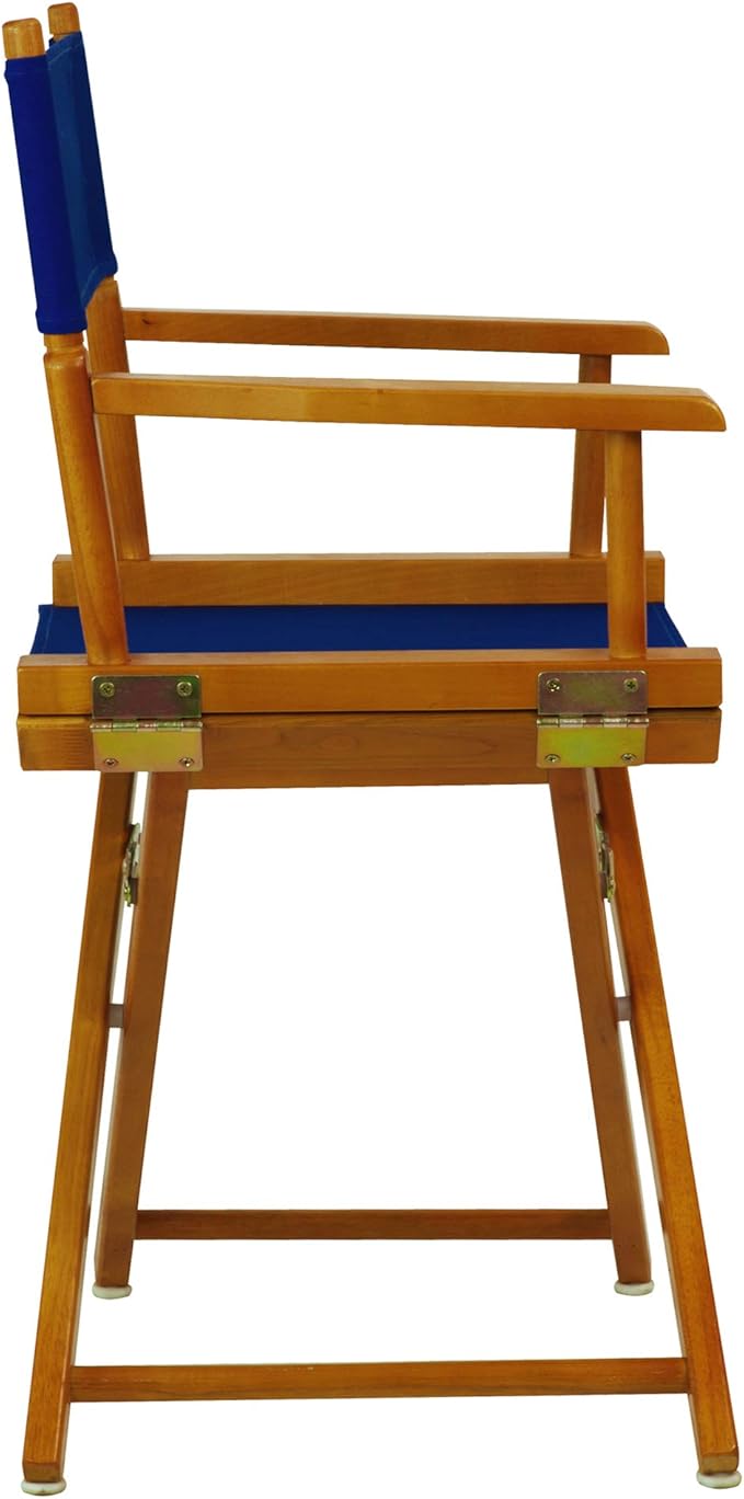 Casual Home 18" Director's Chair Honey Oak Frame with Royal Blue Canvas