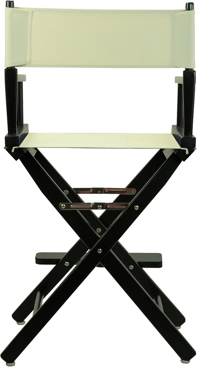 Casual Home 24" Director's Chair Black Frame-with Wheat Canvas, Counter Height