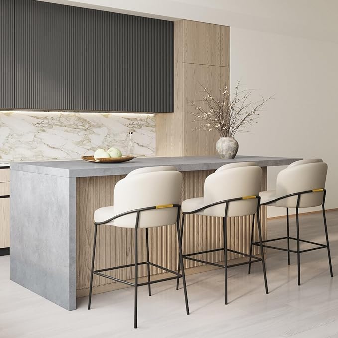 homary Kitchen Island with Storage & Wine Rack, 72" Modern Gray Kitchen Cabinet with Wood Top, Large Fixed Island with 3 Drawers & 6 Adjustable Shelves, Without Bar Stools