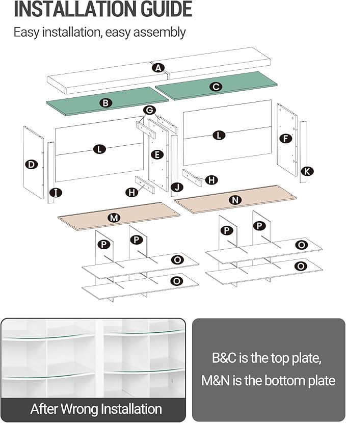 Hzuaneri Shoe Storage Bench with Cushion, Entryway Storage Bench with 18 Cubbies, 9.5" Widened Organizer Cabinet, Long Cubby Rack for Living Room, Bedroom, Entryway, Black SB25704GY