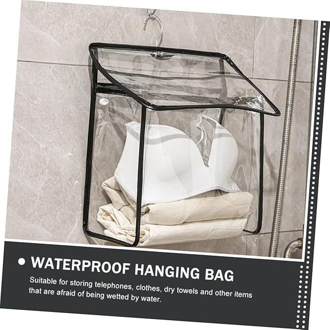 Alipis Over The Door Bathroom Storage Bag Waterproof Hanging Bag for Toys Towels