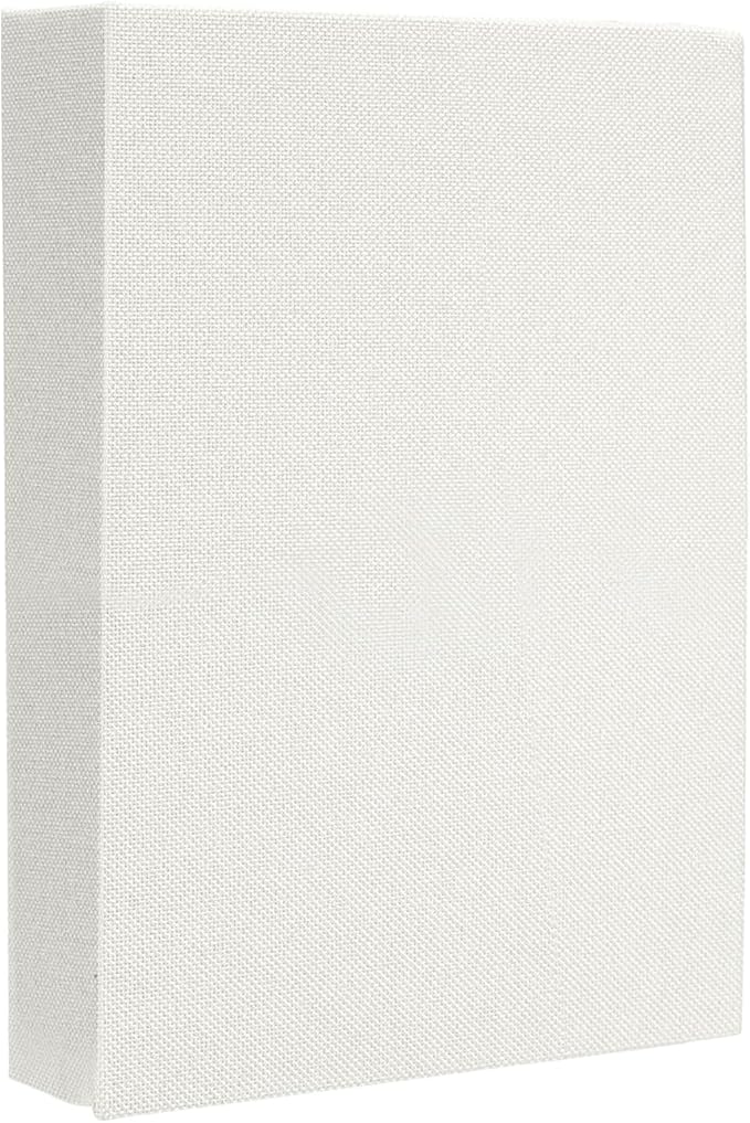 uxcell Decorative Books, 8.7 x 5.9 Linen Fake Books for Decoration Faux Decor Book for Modern Aesthetic Home Office Coffee Table Shelf Desktop Display, Grey White