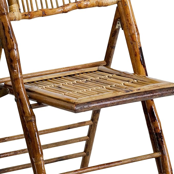 Flash Furniture American Champion Bamboo Folding Chair