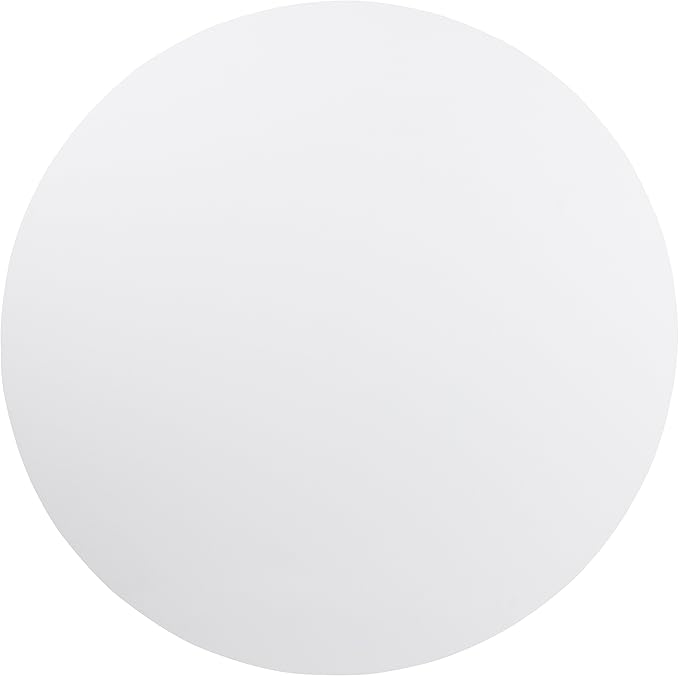 Flash Furniture 5' Round All-Occasion Plastic Folding Event Table for Parties and Trade Shows, Folding Banquet Table for Indoor/Outdoor Events, White