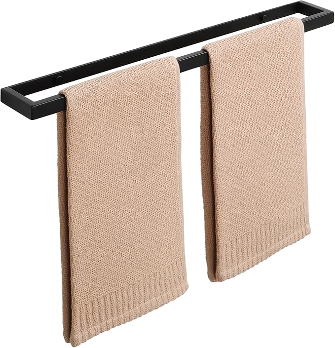 Alise 20 Inch Hand Towel Holder Towel Bar for Bathroom Wall Mount,SUS304 Stainless Steel Towel Hanger Towel Racks for Bathroom,Matte Black Towel Rail