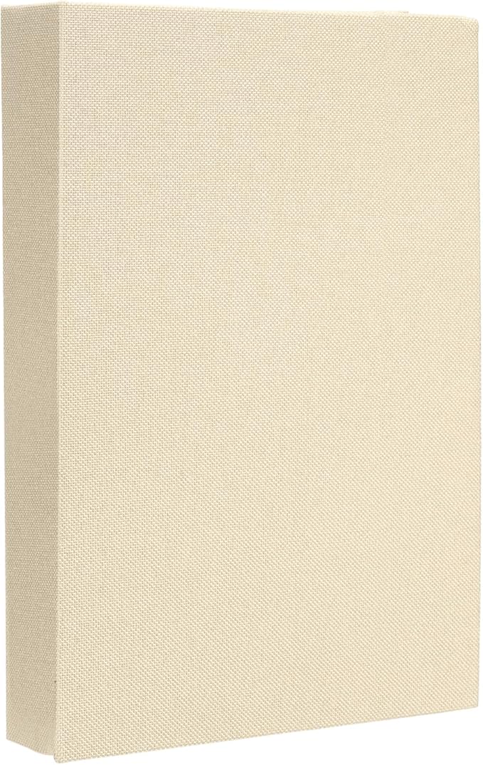 uxcell Decorative Books, 9.8 x 7.3 Linen Fake Books for Decoration Faux Decor Book for Modern Aesthetic Home Office Coffee Table Shelf Desktop Display, Beige