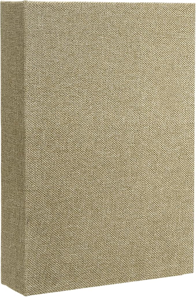 uxcell Decorative Books, 8.7 x 5.9 Linen Fake Books for Decoration Faux Decor Book for Modern Aesthetic Home Office Coffee Table Shelf Desktop Display, Light Brown