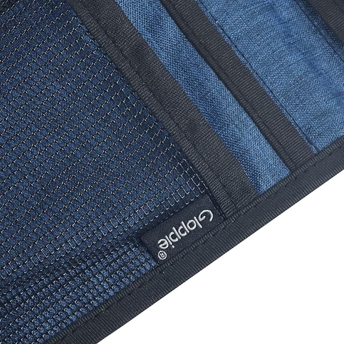 Gloppie Bedside Caddy with Pockets - Remote Holder & Storage Organizer - Blue