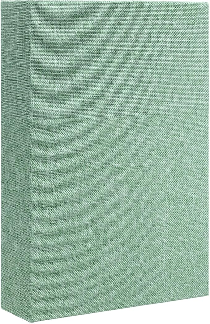 uxcell Decorative Books, 8.7 x 5.9 Linen Fake Books for Decoration Faux Decor Book for Modern Aesthetic Home Office Coffee Table Shelf Desktop Display, Green