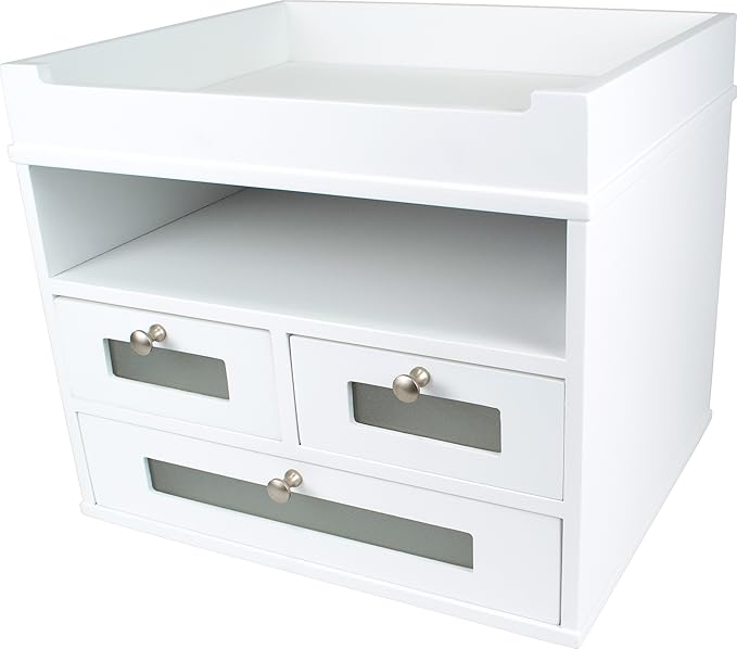Victor W5500 Pure White Tidy Tower