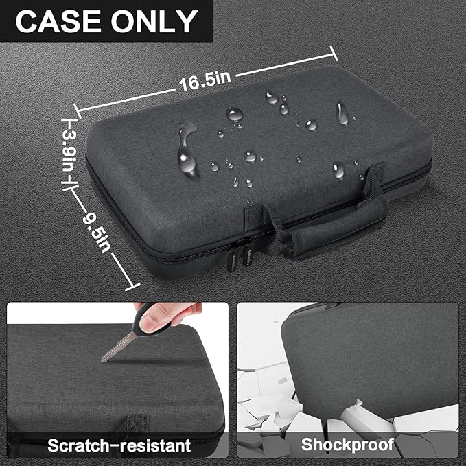 Knife Display Case for 64+ Pocket Knives, Butterfly Knife Storage Box, Folding Knives Organizer Holder, Knives Collection Organized Carrier for Survival, Tactical, Outdoor, EDC Mini Knife - Grey