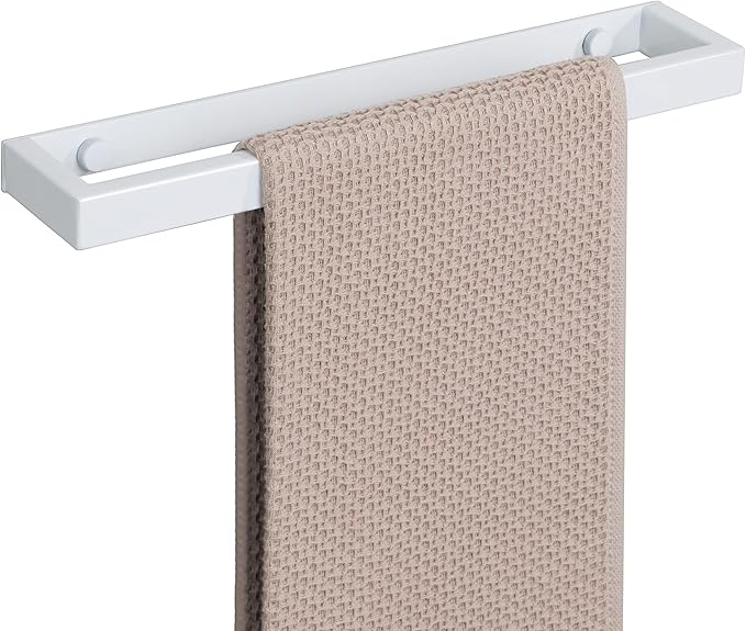 Alise Hand Towel Holder,12 Inch Towel Bar for Bathroom,Towel Racks for Lavatory,Wall Mount Towel Hanger,SUS304 Stainless Steel Towel Rail,White Finish