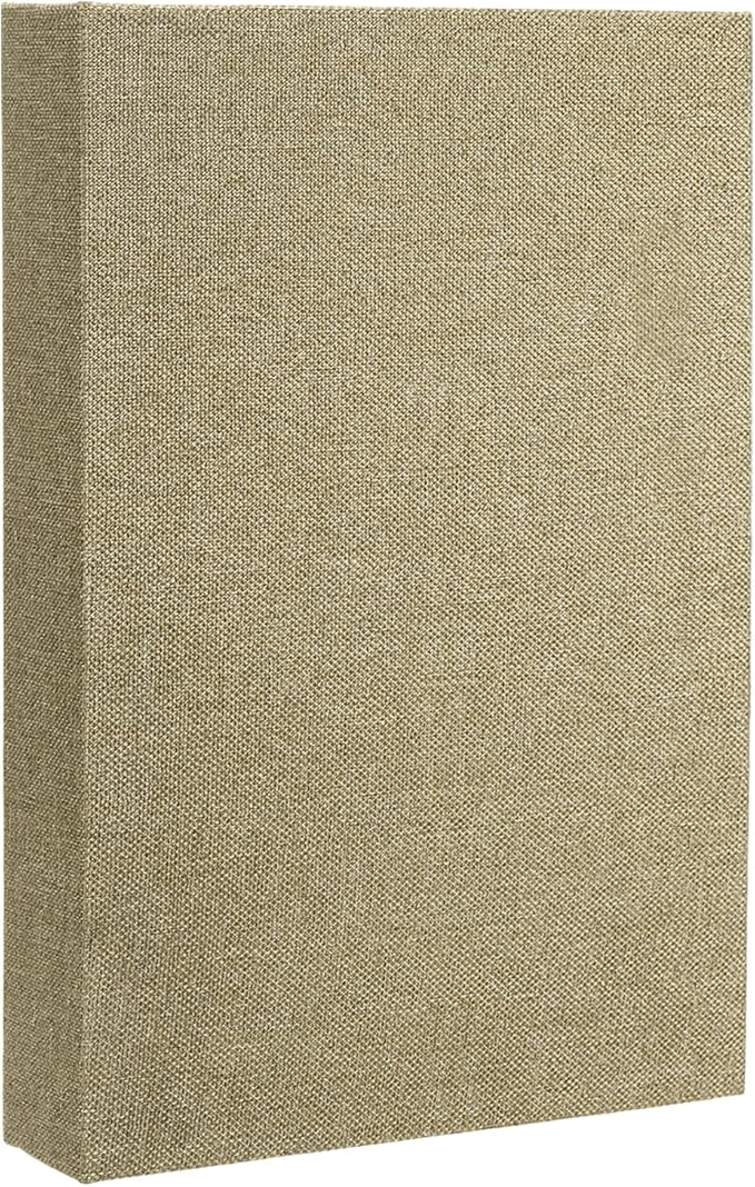 uxcell Decorative Books, 9.8 x 7.3 Linen Fake Books for Decoration Faux Decor Book for Modern Aesthetic Home Office Coffee Table Shelf Desktop Display, Light Brown