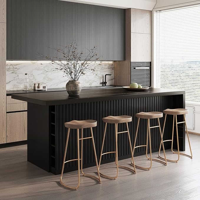 homary Kitchen Island with Storage & Wine Rack, 72" Modern Black Kitchen Cabinet with Wood Top, Large Fixed Island with 3 Drawers & 6 Adjustable Shelves, Without Bar Stools